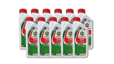 Castrol GTX 10W-40 A3/ B3 MB-229.1 VW 501 01/ 505 00 11x1 Liter Motoröl