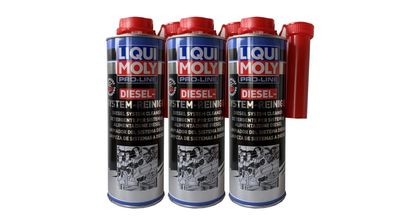 LIQUI MOLY 5156 Pro-Line DIESEL SYSTEM Injektor Reiniger 3x 500 ml