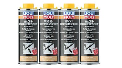 Liqui Moly 6104 Wachskorrosionsschutz braun 4x 1 Liter