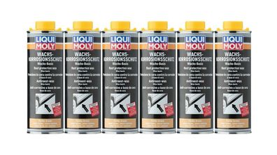 Liqui Moly 6104 Wachskorrosionsschutz braun 6x 1 Liter