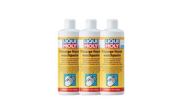 LIQUI MOLY 3355 Flüssige Hand-Wasch-Paste Handpflege 3x 500ml