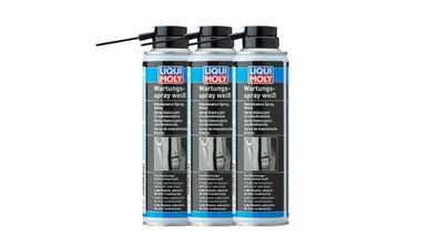 LIQUI MOLY 3075 Wartungs-Spray weiß Universal Schmierstoff 3x 250ml