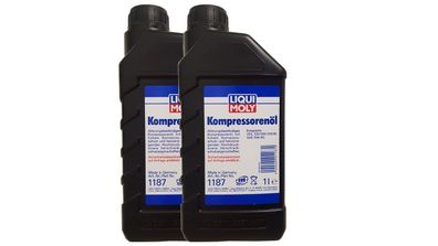 LIQUI MOLY 1187 Kompressorenöl VDL 100 DIN 51506 SAE 5W-40 2x1 Liter