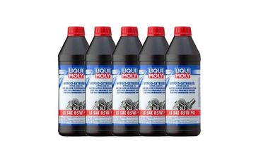 Liqui Moly 1410 Hypoid-Getriebeöl GL5 LS SAE 85W-90 5x1 Liter