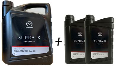 MAZDA Original OIL Supra X 0W-20 5 + 2x1 Liter