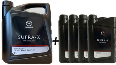 MAZDA Original OIL Supra X 0W-20 5 + 4x1 Liter