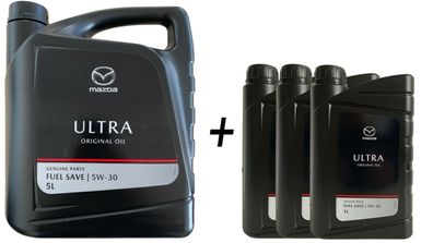 MAZDA Original OIL Ultra 5W-30 5 + 3x1 Liter