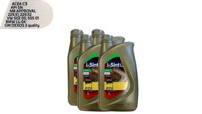 Eni i-sint MS 5W-30 4x1 Liter Motoröl BMW LL04, MB 229,51. GM Dexsos2