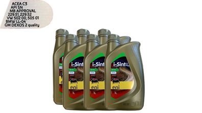 Eni i-sint MS 5W-30 6x1 Liter Motoröl BMW LL04, MB 229,51. GM Dexsos2