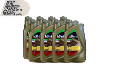 Eni i-sint MS 5W-30 8x1 Liter Motoröl BMW LL04, MB 229,51. GM Dexsos2