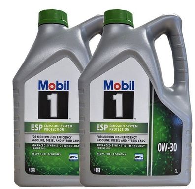 Mobil 1 ESP 0W-30 MB 229.52 229.51 229.31 C2/ C3, VW 50400 VW 50700 2x5 Liter