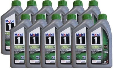 Mobil 1 ESP 5W 30 12x1 Liter VW 50400 + 50700