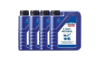 Liqui Moly 1052 2-Takt-Motoroil 4x 1 Liter