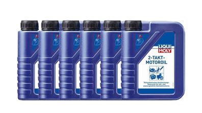 Liqui Moly 1052 2-Takt-Motoroil 6x1 Liter