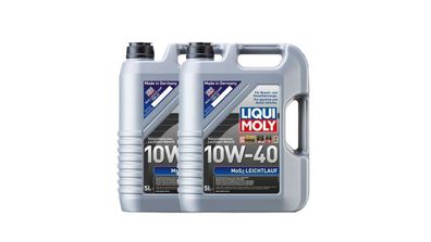 LIQUI MOLY 1092 MoS2 Leichtlauf 10W- 40 2x 5 Liter