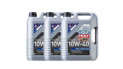 LIQUI MOLY 1092 MoS2 Leichtlauf 10W- 40 3x5 Liter