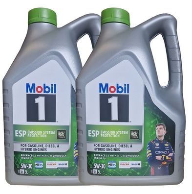 Mobil 1 ESP 5W-30 2x5 Liter VW 50400/50700 MB 229.31/229.51/229.52 B71 2290