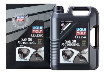 LIQUI MOLY 1131 Classic SAE 50 ab Baujahr 1950 Motorenöl 5 Liter