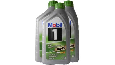 Mobil 1 ESP x2 0W-20 3x 1 Liter VW 508 00 / 509 00