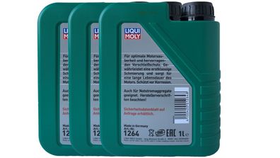 Liqui Moly 1264 Rasenmäheröl SAE 30 3x1 Liter Dose