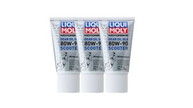 Liqui Moly 1680 Motorbike Gear Oil (GL4) 80W-90 Scooter 3x 150 ml