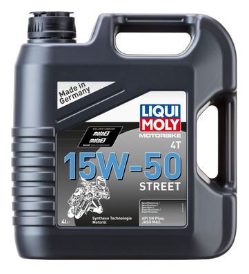 Liqui Moly 1689 Motorbike 4T 15W-50 Street 1x4 Liter