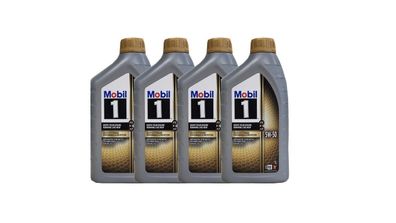 Mobil 1 FS (Peak Life) 5W 50 4x1 Liter Motorenöl Porsche A40