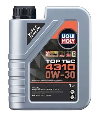 LIQUI MOLY 3735 Top Tec 4310 0W-30 1 Liter