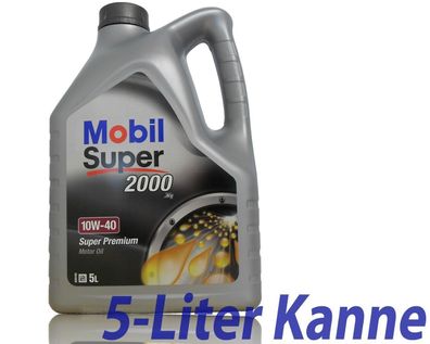 Mobil Super 2000 X1 10W-40 ACEA A3/ B3, MB 229.1, VW 50500 5 liter