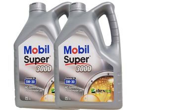 MOBIL Super 3000 Formula D1 DEXOS 1 GEN 2,5W-30 2x5 Liter