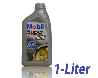 Mobil Super 3000 Formula R 5W30 1x1 liter Motor?l C4 RN 720 Renault