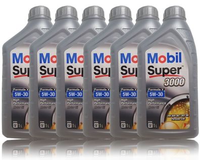 MOBIL SUPER 3000 Formula V 5W-30 VW 504 00 / 507 00 Longlife 3 6X1 LITER