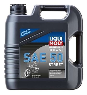 LIQUI MOLY Motorbike HD-Classic SAE 50 Street | 4 L | Motorrad Motoröl 1230