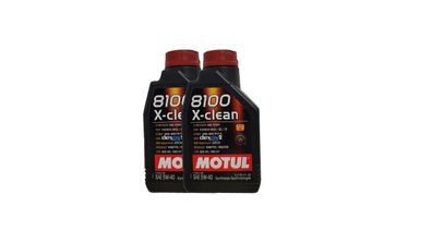 Motul 8100 X-clean 5W40 2 x 1 Liter , Opel GM dexos2, MB 229.51