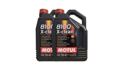 Motul 8100 X-clean 5W40 2 x 5 Liter , Opel GM dexos2, MB 229.51