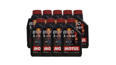 Motul 8100 X-clean 5W40 9 x 1 Liter , Opel GM dexos2, MB 229.51