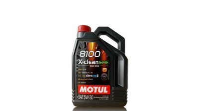 Motul 8100 X-CLEAN EFE C2/ C3 5W30 5 Liter, BMW LL04, Dexos2, MB 229.52