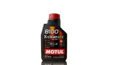 Motul 8100 X-CLEAN EFE C2/ C3 5W30, BMW LL04, Dexos2, MB 229.52 1 liter