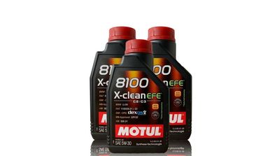 Motul 8100 X-CLEAN EFE C2/ C3 5W30, BMW LL04, Dexos2, MB 229.52 3x1 liter