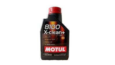 MOTUL 8100 X-CLEAN+ 5W-30 MB 229.51 VW 50400 VW 50700 1x1 Liter