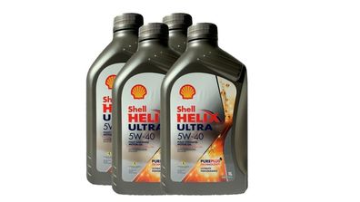 Shell Helix Ultra 5W40 4x1 Liter Kanne Motor?l BMW Longlife 01, MB 229.5