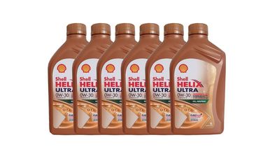 Shell Helix Ultra Professional AV-L 0W 30,6x1 Liter VW 50400 + 50700 Audi Seat