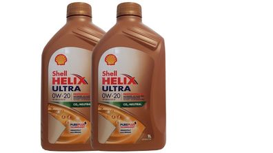 Shell Helix Ultra Professional AV-L 0W-20 VW50800/50900 ACEA C5, 2x 1 Liter