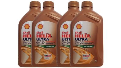 Shell Helix Ultra Professional AV-L 0W-20 VW50800/50900 ACEA C5, 4x 1 Liter