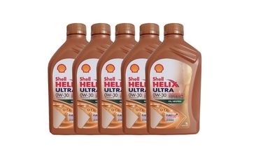 Shell Helix Ultra Professional AV-L 0W-30 5x1 Liter VW 50400, Audi Seat Skoda