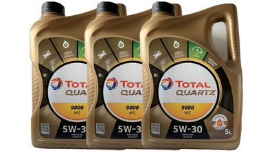 TOTAL QUARTZ 9000 NFC SAE 5W-30 3 x 5 Liter