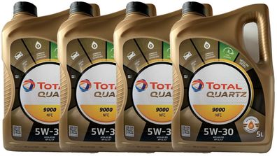 TOTAL QUARTZ 9000 NFC SAE 5W-30 4 x 5 Liter