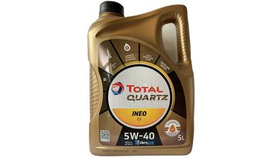 Total Quartz INEO C3 5W-40 1x 5 Liter Kanne VW FIAT FORD MB229.51 Dexos2