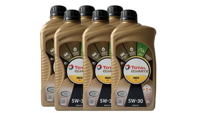 Total Quartz Ineo ECS 5W 30 Motoren?l 6x1 Liter