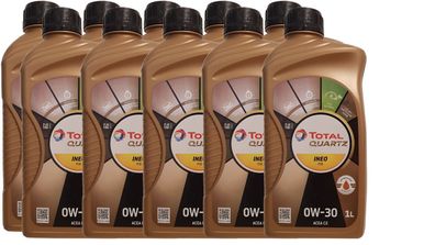 Total Quartz Ineo FDE 0W-30 ACEA C2, Ford WSS-M21950-A, STJLR.03.5007 10x1 Liter